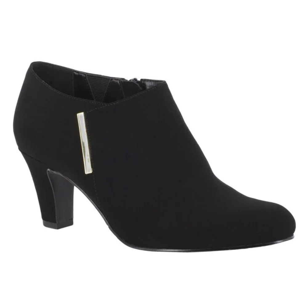 Easy Street Zandra Dress Shooties Women's Black 8M New NIB New